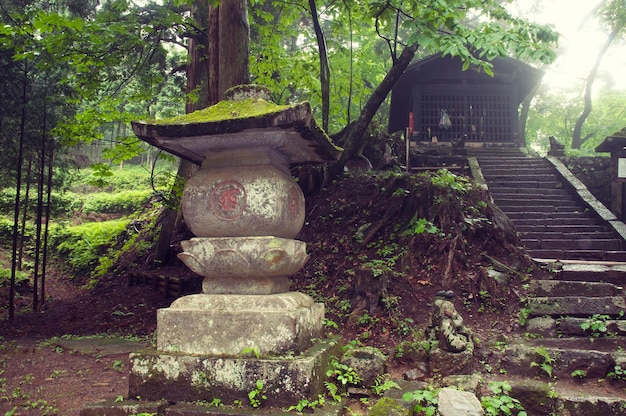 Japanse bergtempel