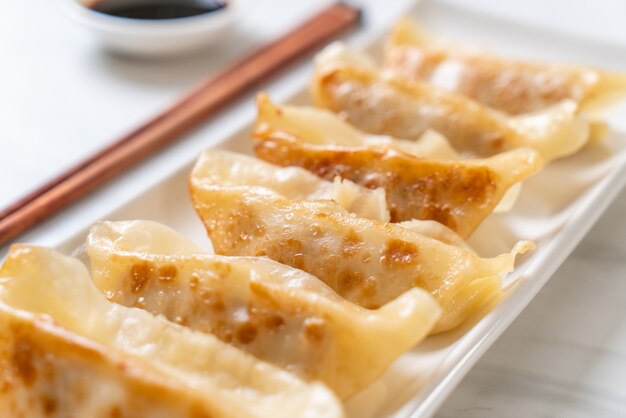 Japanse gyoza of dumplings snack