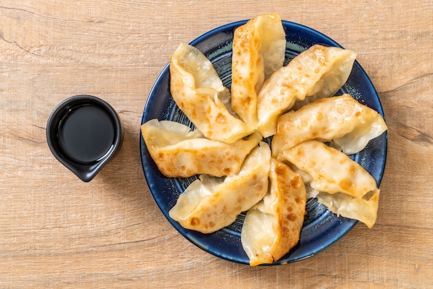 Japanse gyoza of knoedelsnack