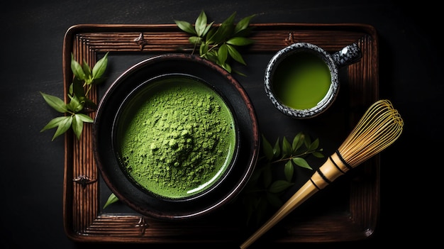 Japanse matcha thee