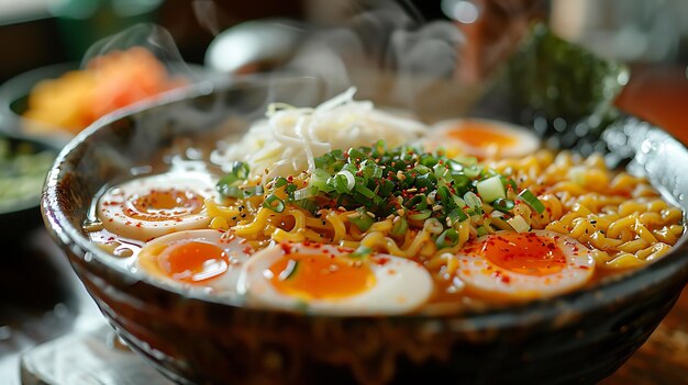 Foto japanse ramen noedels