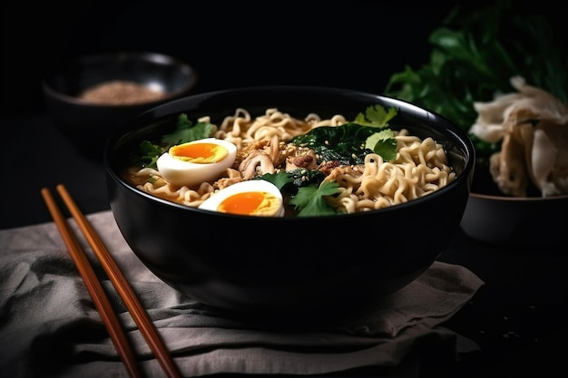 Japanse ramen-soep