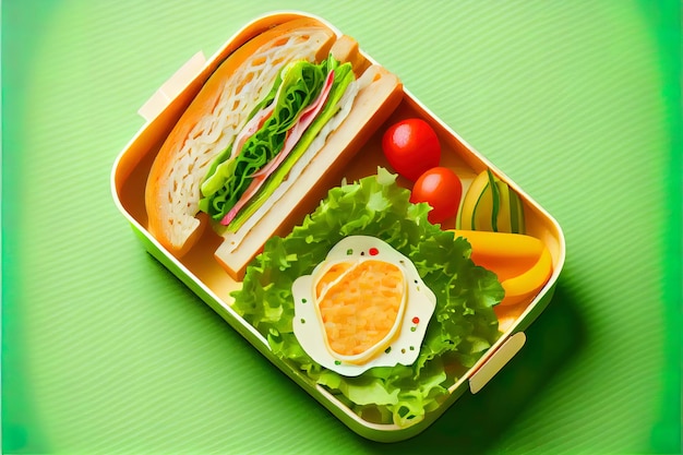 Japanse sandwiches Sando en groentevijand goede gezondheid