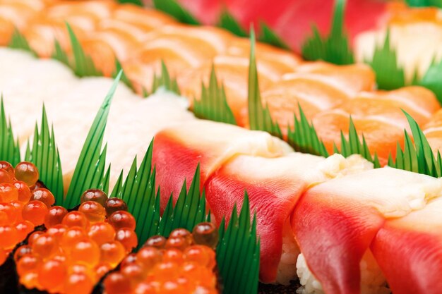 Foto japanse sushidoos