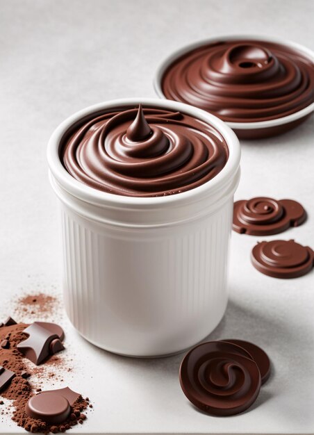 A Jar of Chocolate Paste Product Mockup