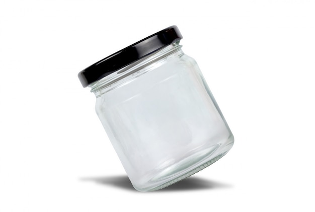 Jar isolated on white background with clipping path