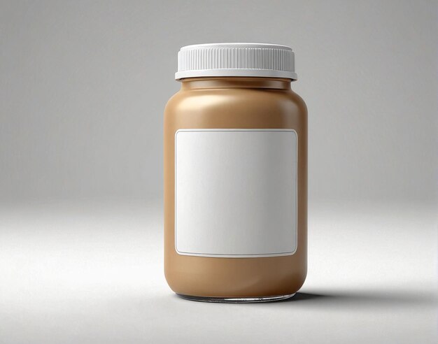 Photo a jar of peanut butter