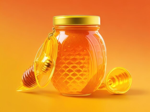 A jar of pure honey