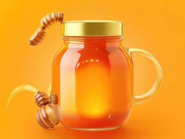 A jar of pure honey