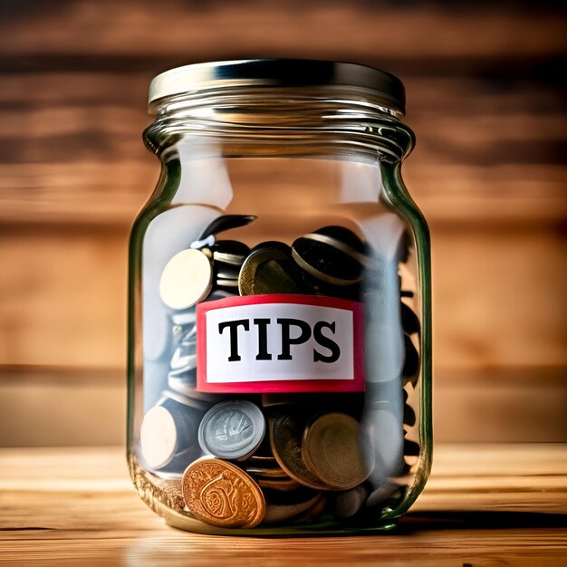 Photo jar of tips