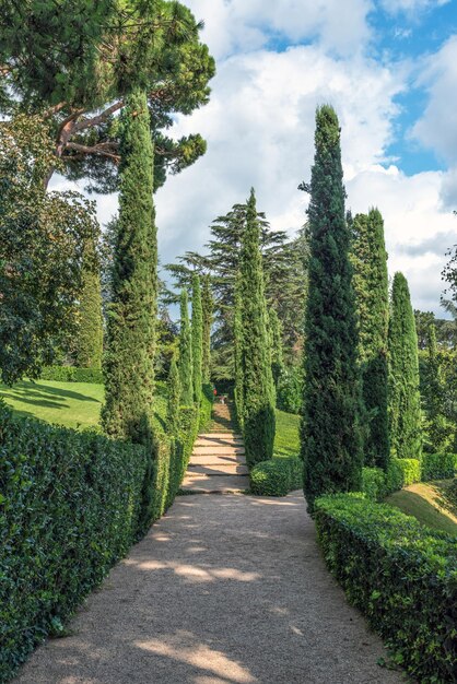 Foto jardines de santa clotilde a lloret de mar, costa brava, catalogna, spagna