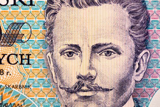 ヤロスラフ・ダブロフスキー (Jaroslaw Dabrowski) は,旧ポーランド貨幣ズロティ (Zloty) からのクローズアップ肖像画です.