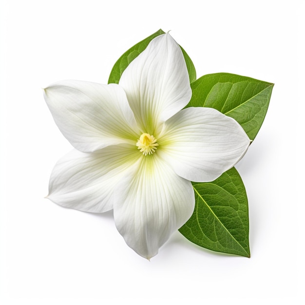 Photo jasmine flower isolated on white background