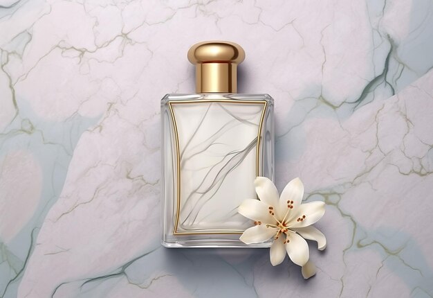 Jasmine perfume mock up