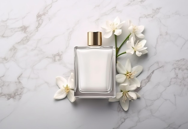 Jasmine perfume mock up