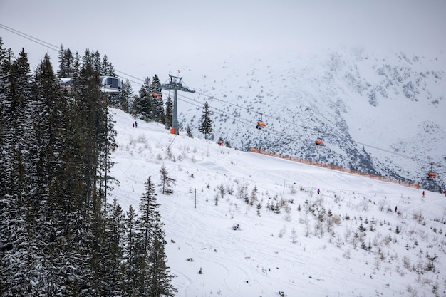 Jasna ski resort chair lift