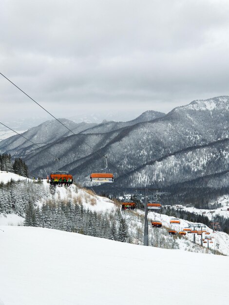 Jasna ski resort chair lift