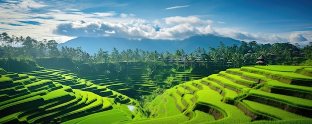 インドネシア・バリ島のジャティルウィヒ・ライス・テラス (Jatiluwih rice terraces)