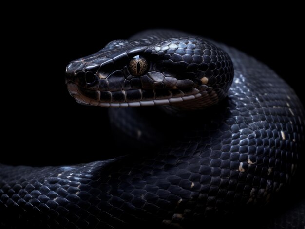 Photo javanese cobra snake