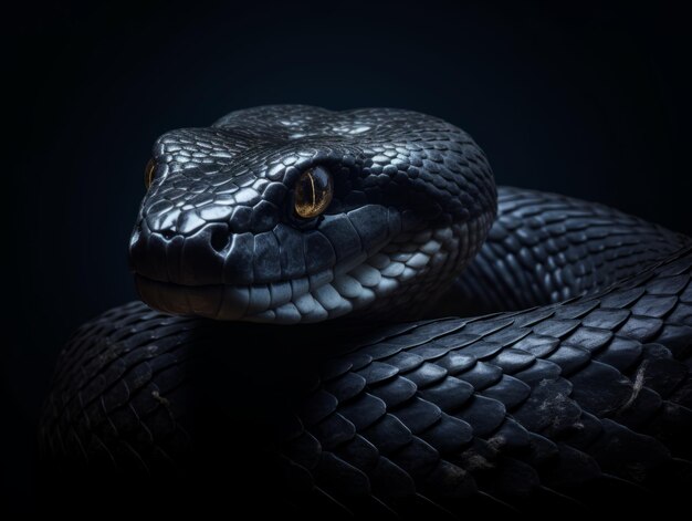 Photo javanese cobra snake