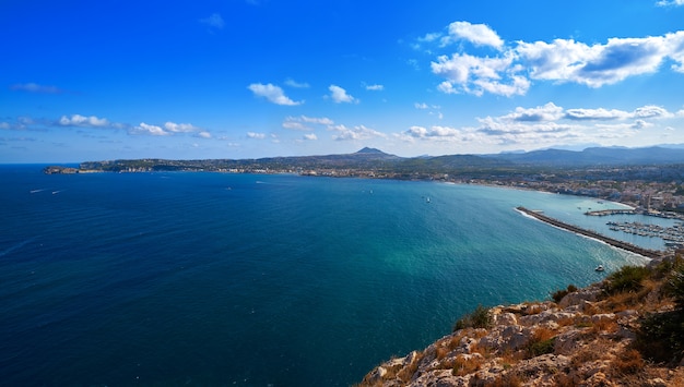 Javea also Xabia aerial view Alicante Spain