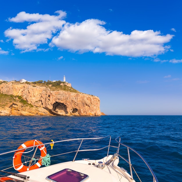 Javea Cabo de la Nao Lighthouse cape in Alicante