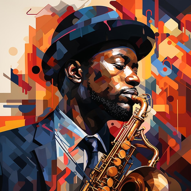 jazz jazz poster vector illustration