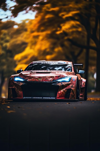 jdm japanese drifting car professional photo smoke dynamic in motion track sport tuning photography