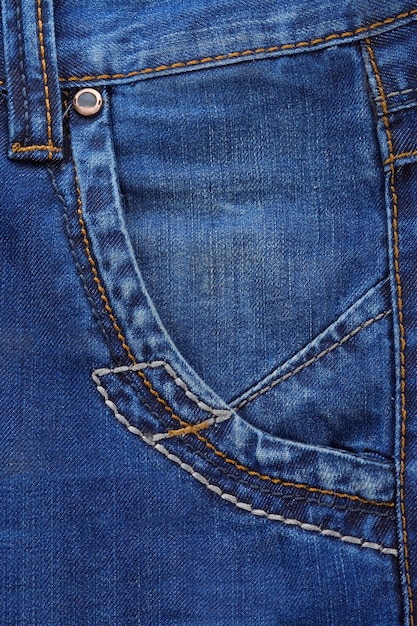 Jeans blue textured  pocket