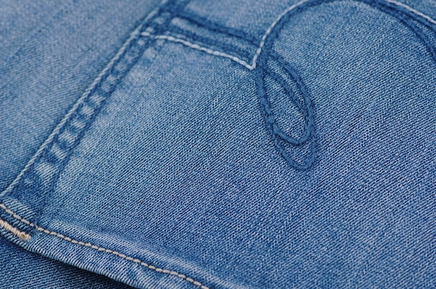 Jeans close-up