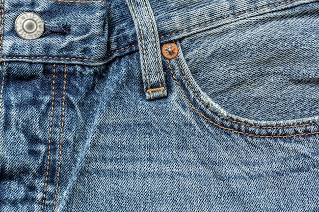 Jeans close-up