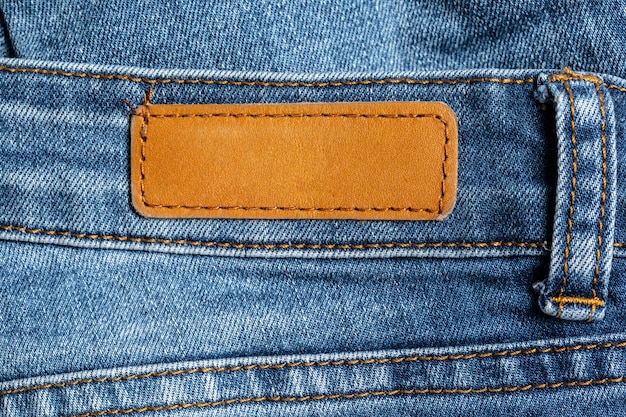 Photo jeans close-up