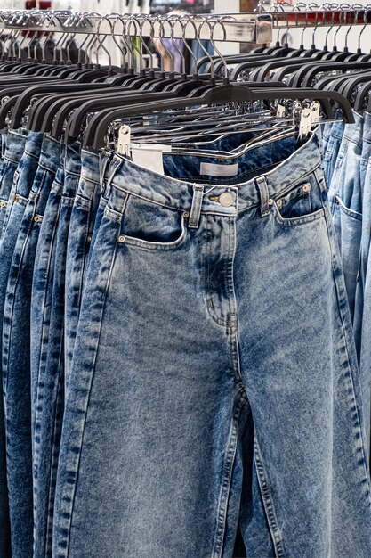 Jeans Clothing store Denim clothes Textile industry Retail trade