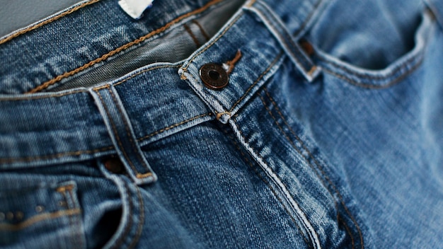 Джинсовая джинсовая текстура крупным планом