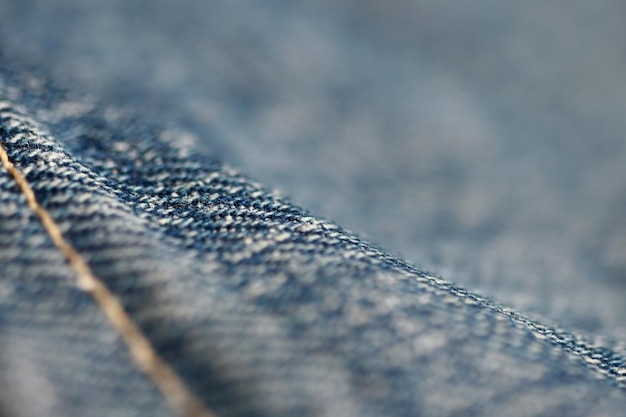 Jeans denim textuur close-up focus slechts één punt zacht wazig achtergrondbehang