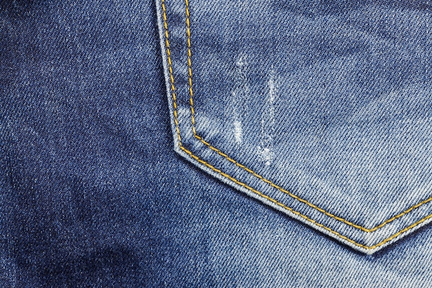 Jeans pocket background.