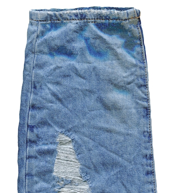 Jeans sleeve texture