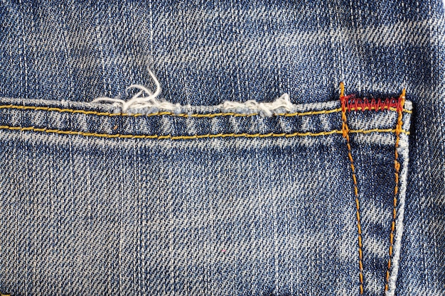 Jeans torn background, Denim texture.