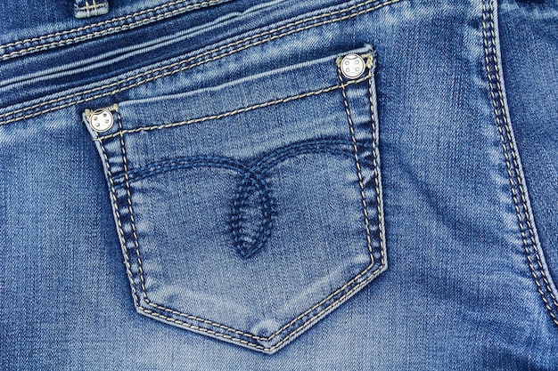 jeans zak close-up denim textuur