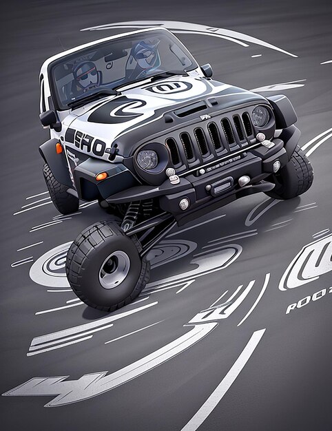 Jeep auto afbeeldingen voor t-shirt ontwerp