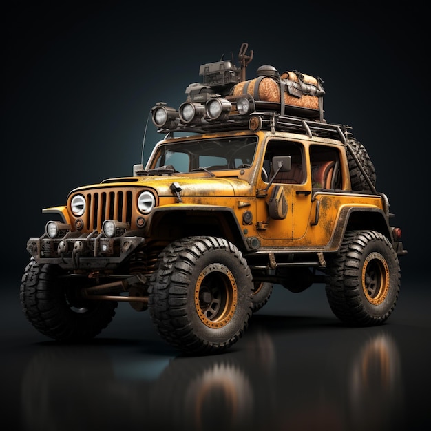 jeep off road vehicle with high performance and high horsepower