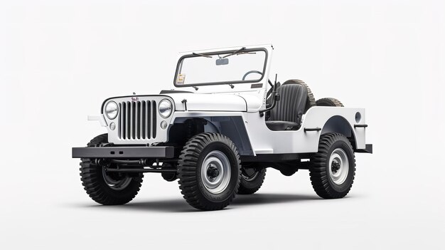 Photo jeep willys mockup