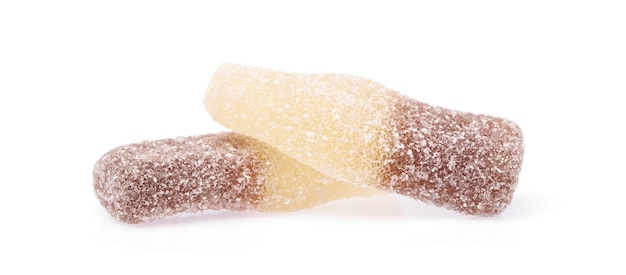 Jelly candies isolated on a white background