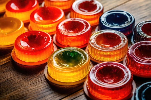 Jelly on the kitchen table professional advertising food photography