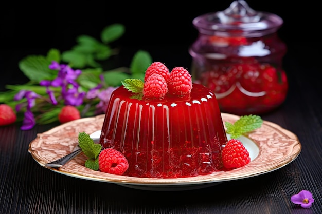 Jelly with mixed berries