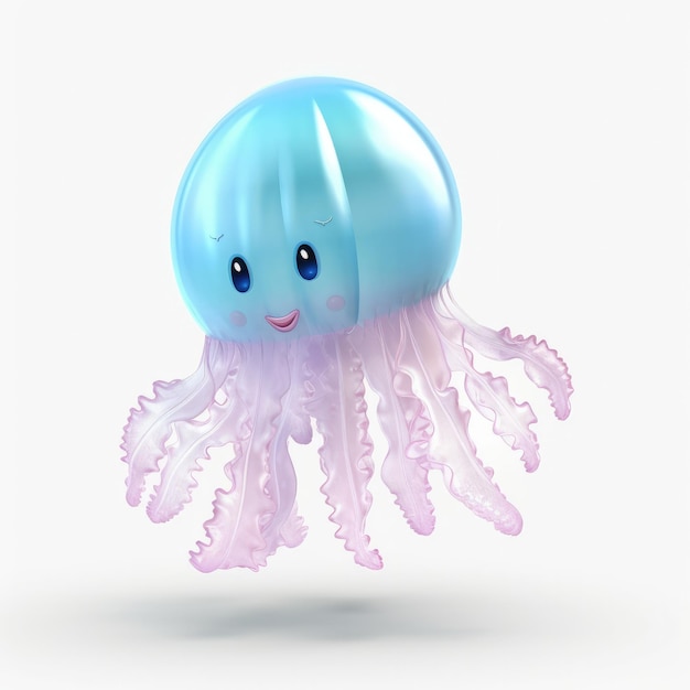 Jellyfish cartoon character