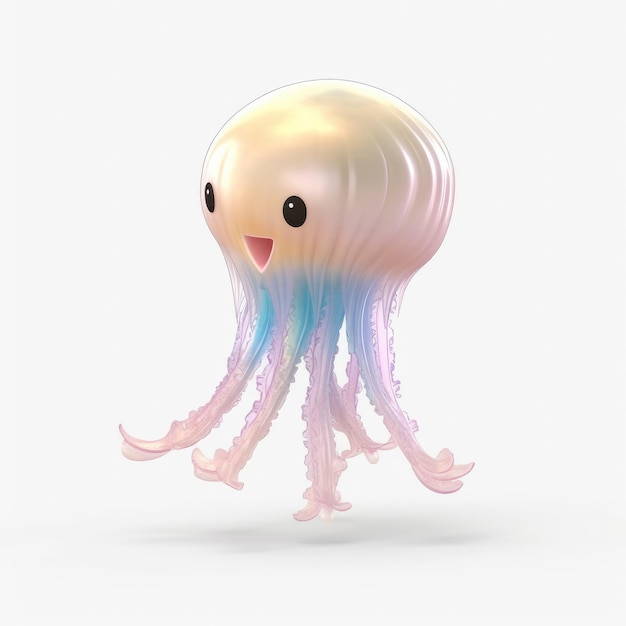 Jellyfish cartoon personage