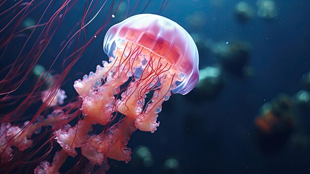 Jellyfish close up