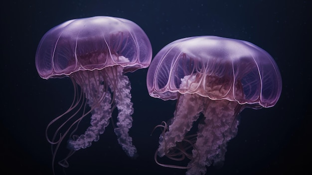 Jellyfish in the dark