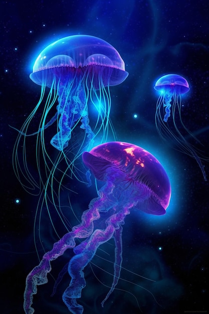 Jellyfish in the dark